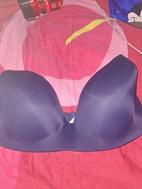 PINK Victoria's Secret Navy Blue Strapless Molded Bra